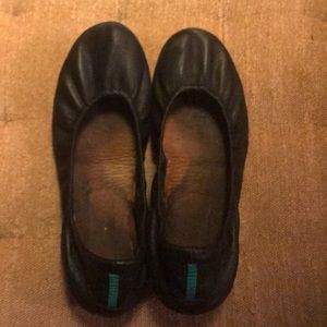 Tieks matte black size 9